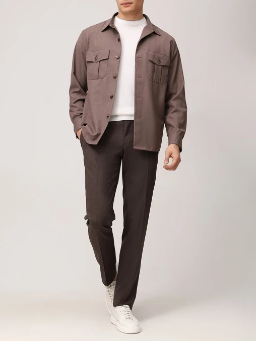 Брюки шерстяные CANALI