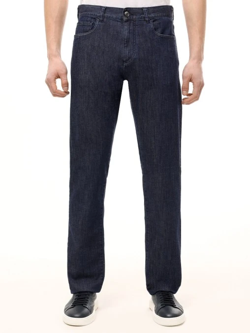 Джинсы Regular Fit хлопковые CANALI