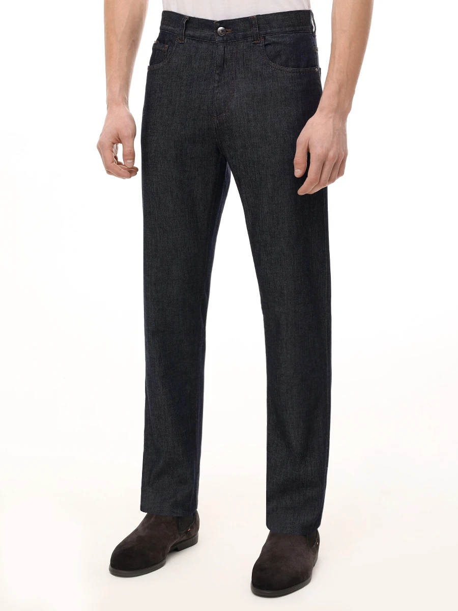 Джинсы Regular Fit из хлопка и лиоцелла