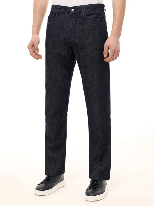 Джинсы Regular Fit хлопковые CANALI