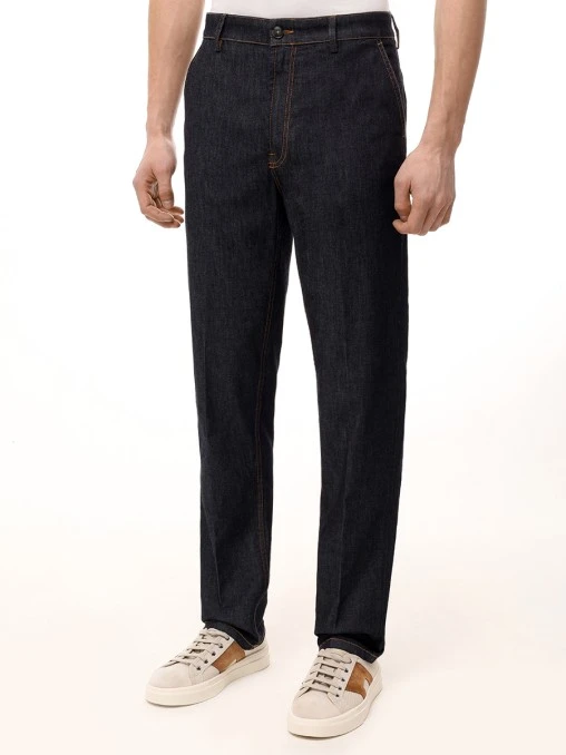 Джинсы Slim Fit хлопковые CANALI