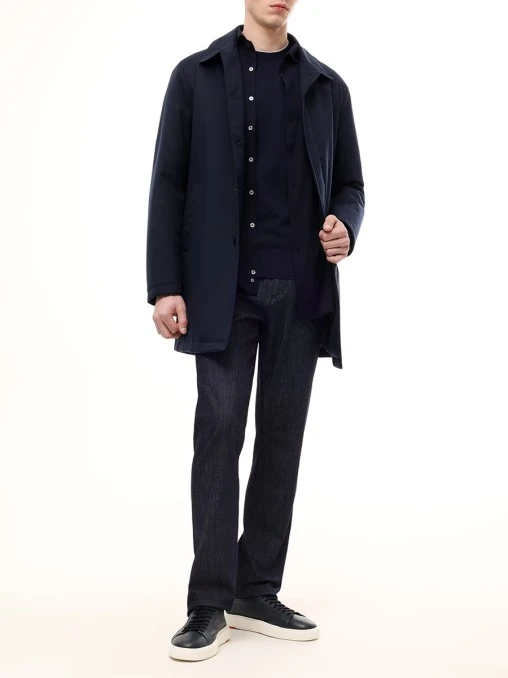 Рубашка Regular Fit из хлопка и лиоцелла CANALI