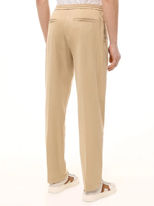 Брюки Regular Fit из лиоцелла CANALI
