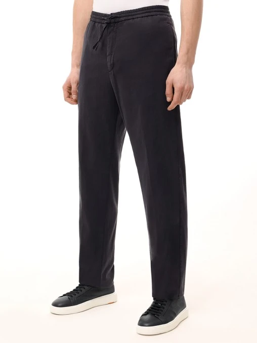 Брюки Regular Fit из лиоцелла CANALI