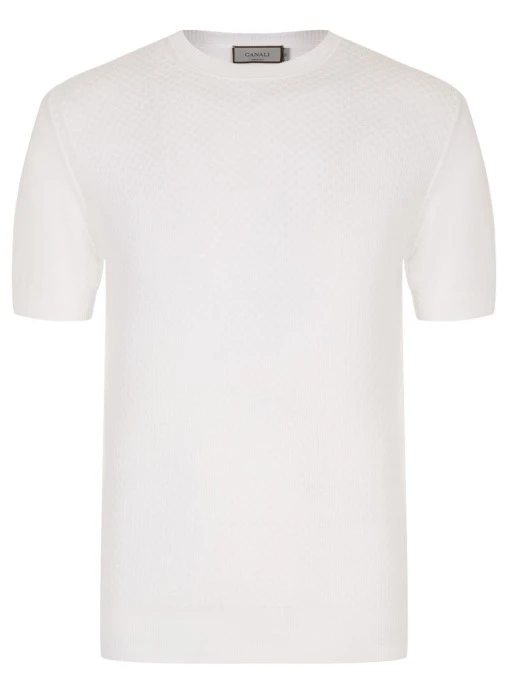 Футболка из хлопка и модала CANALI