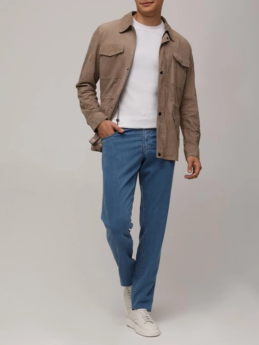 Футболка из хлопка и модала CANALI