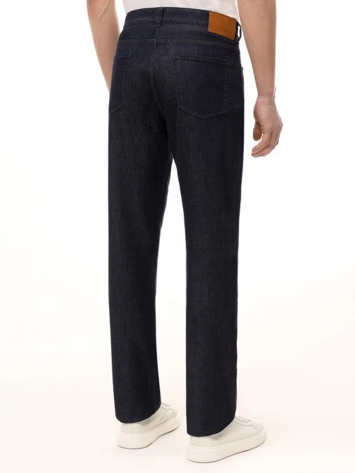 Джинсы Regular Fit из хлопка и лиоцелла CANALI
