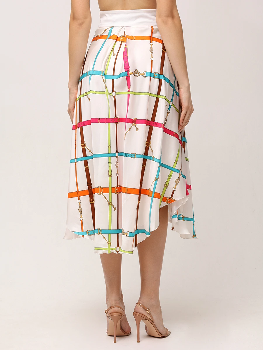 Юбка шелковая