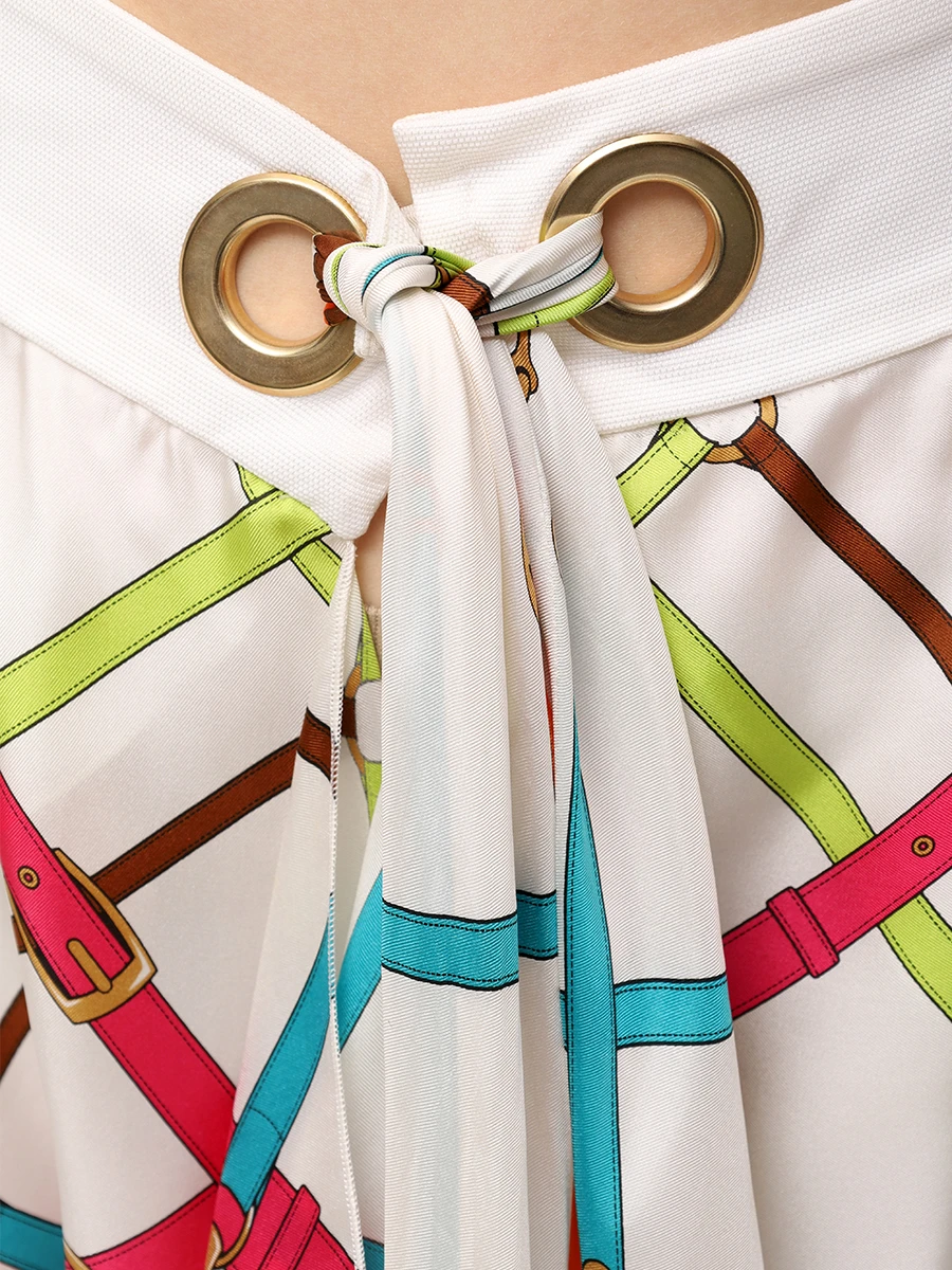 Юбка шелковая