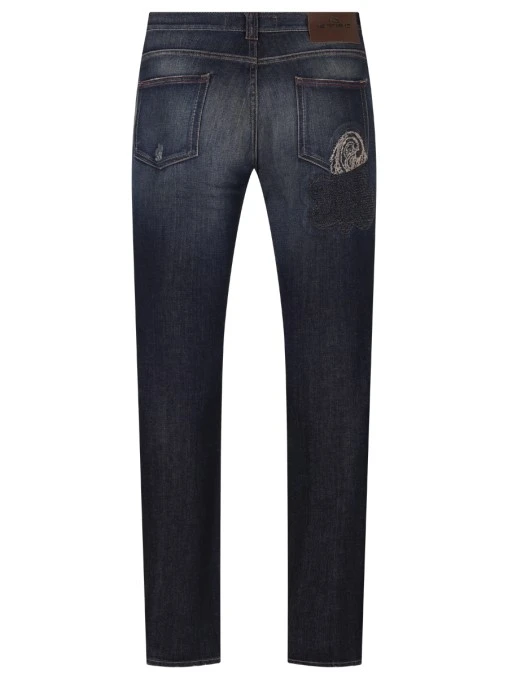 Джинсы Slim Fit хлопковые ETRO