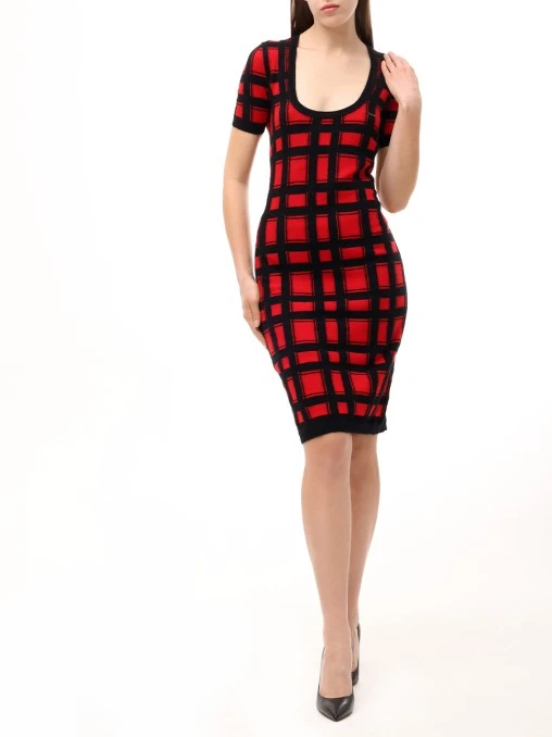 Платье из ангоры и шерсти DSQUARED2