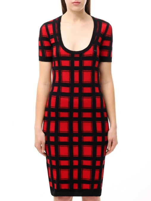 Платье из ангоры и шерсти DSQUARED2