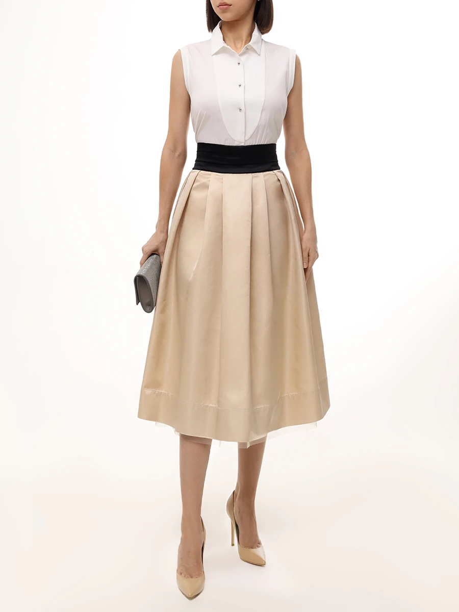 Платье шелковое