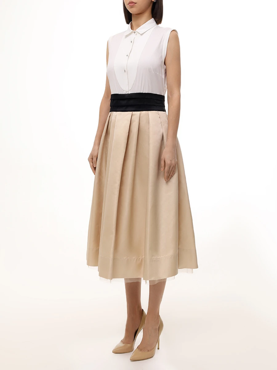 Платье шелковое