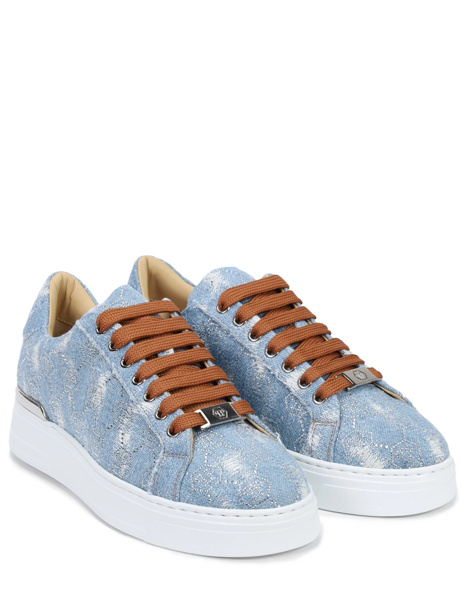 Кеды джинсовые