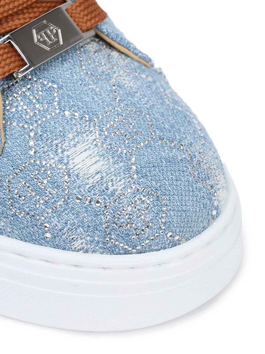 Кеды джинсовые