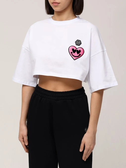 Топ хлопковый PHILIPP PLEIN