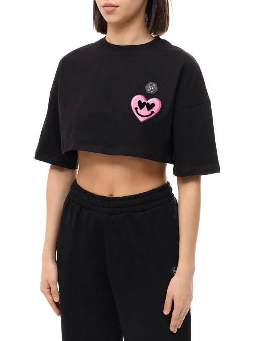 Топ хлопковый PHILIPP PLEIN