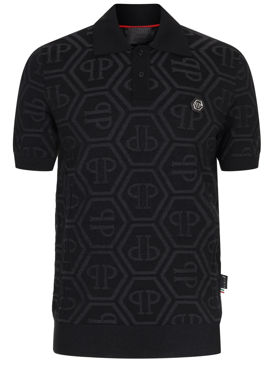 Поло из шерсти и шелка