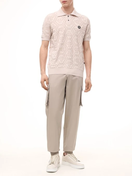 Поло из шерсти и шелка PHILIPP PLEIN