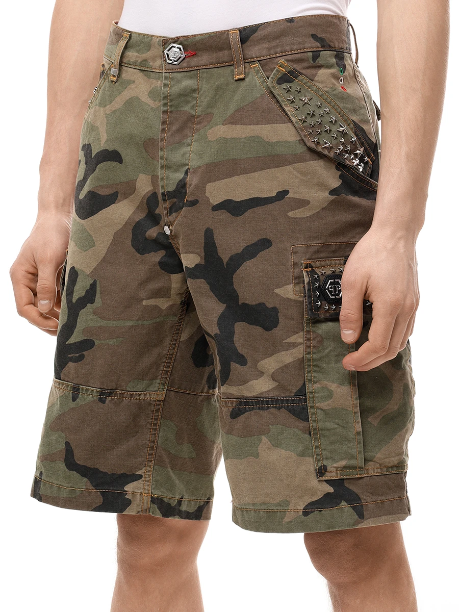 Шорты-карго хлопковые