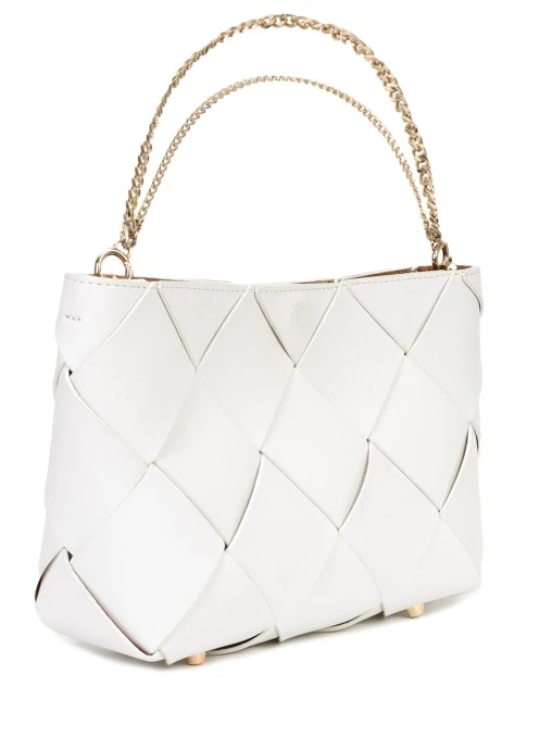 Сумка кожаная Samanta Medium WHITE LILY