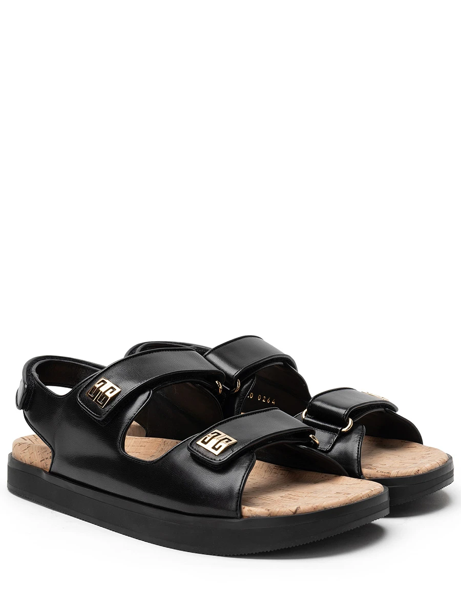 Сандалии кожаные