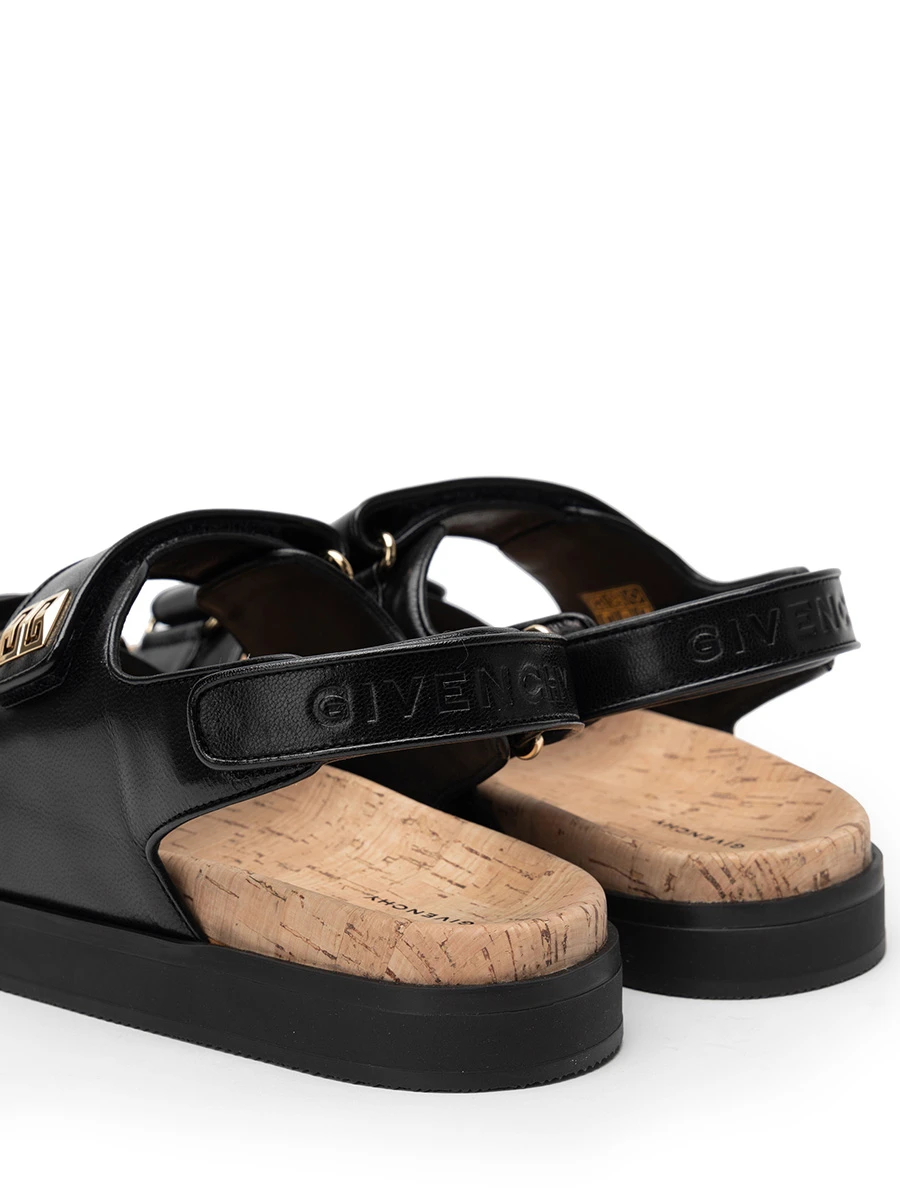 Сандалии кожаные