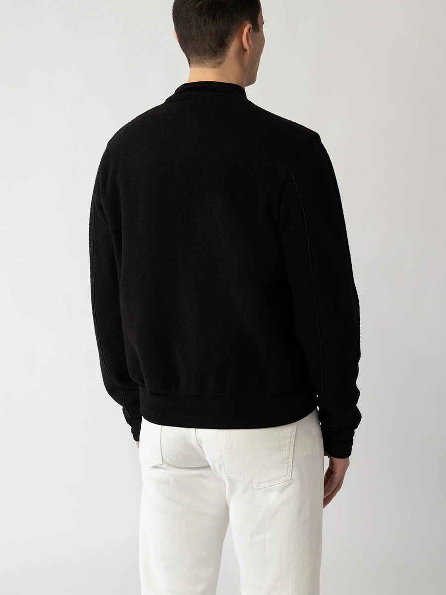 Бомбер однотонный