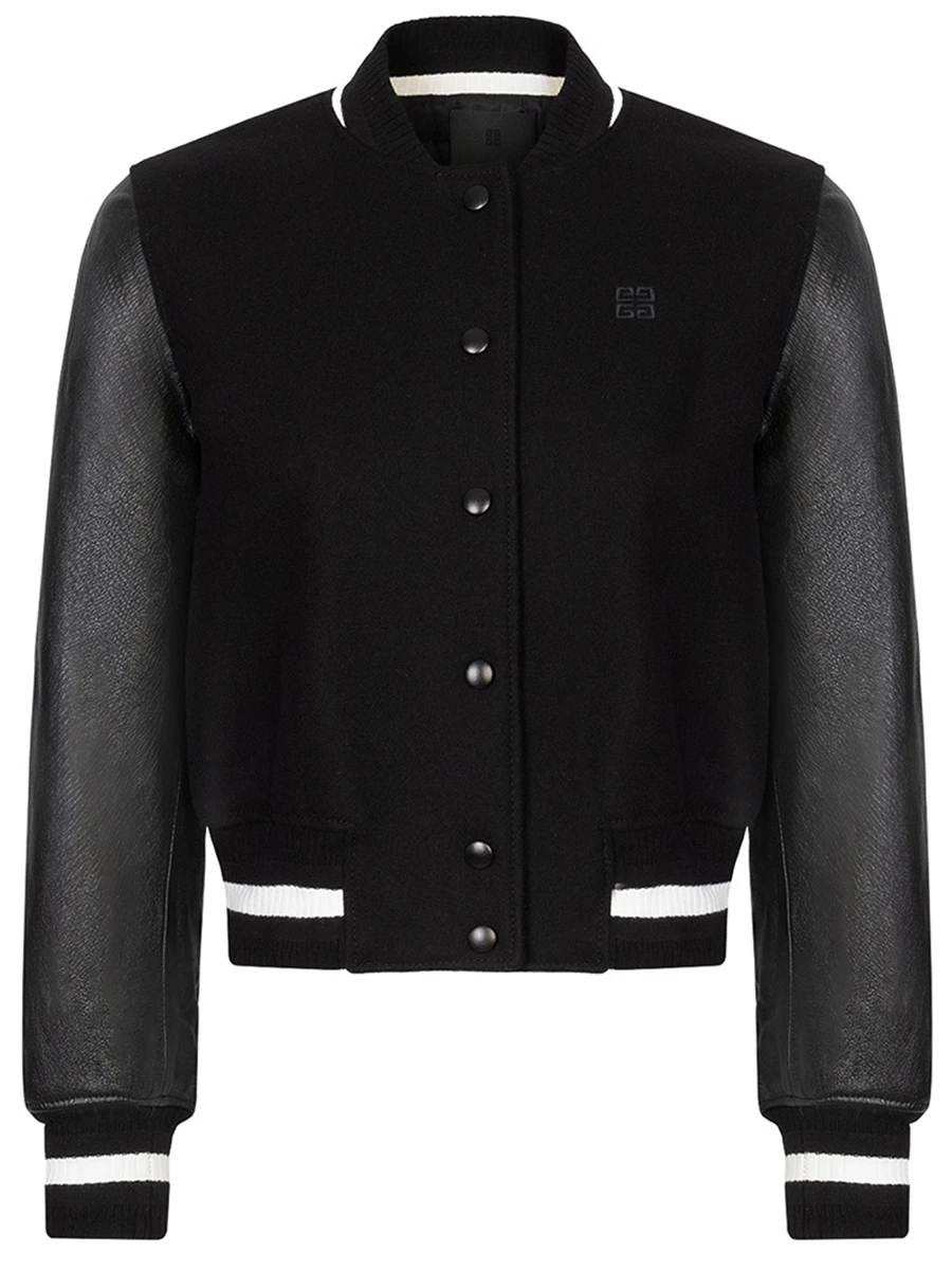 Бомбер комбинированный