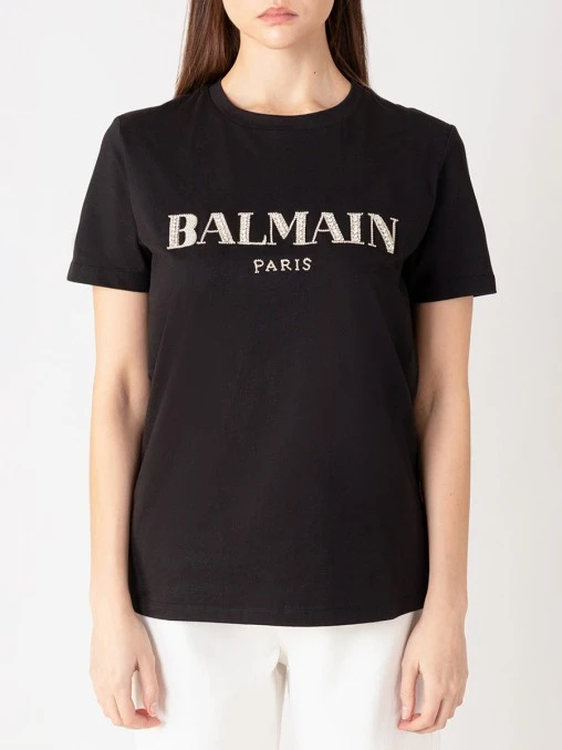 Футболка хлопковая BALMAIN