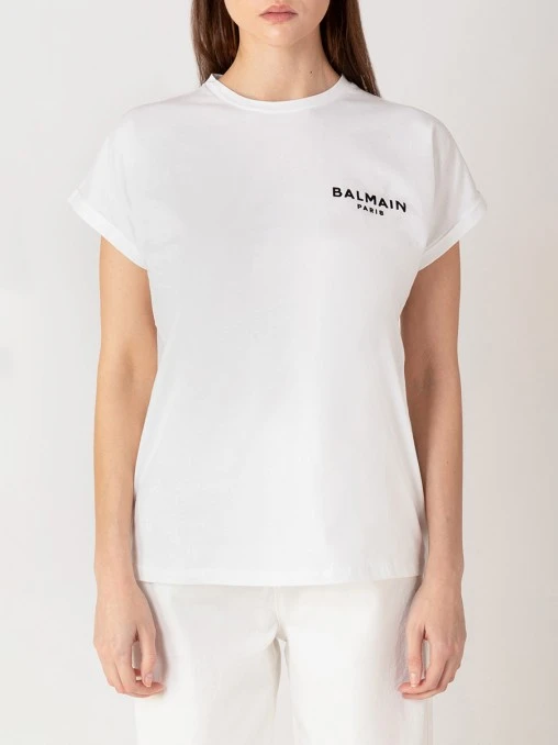 Футболка хлопковая BALMAIN