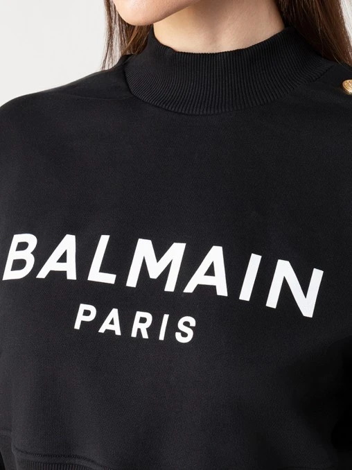 Толстовка хлопковая BALMAIN