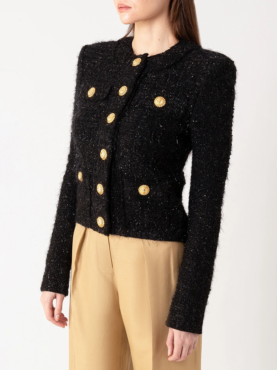 Жакет твидовый