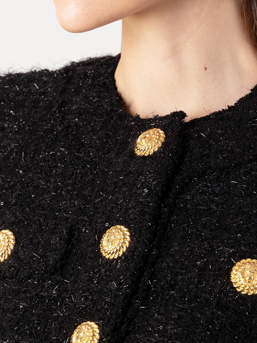 Жакет твидовый