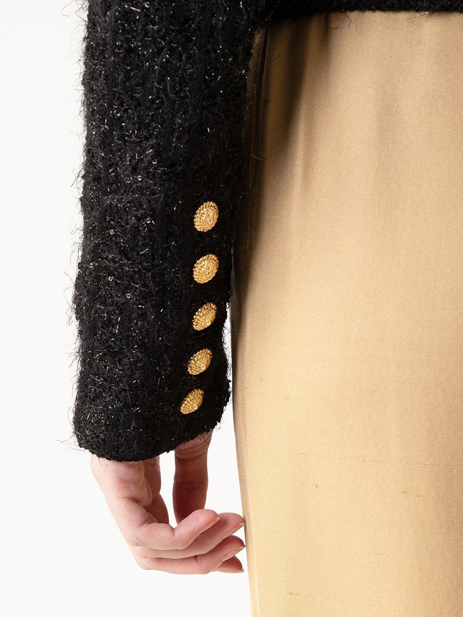 Жакет твидовый