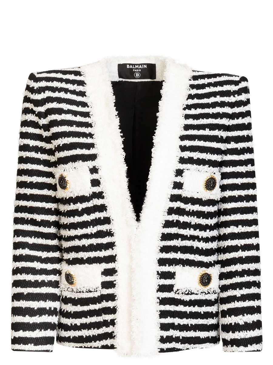 Жакет твидовый