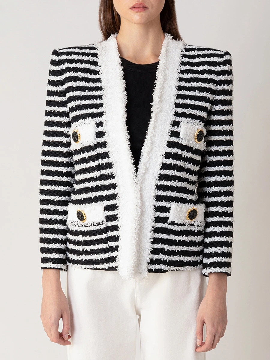 Жакет твидовый