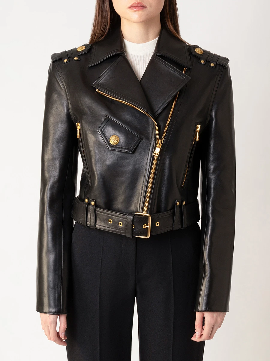 Куртка-косуха кожаная