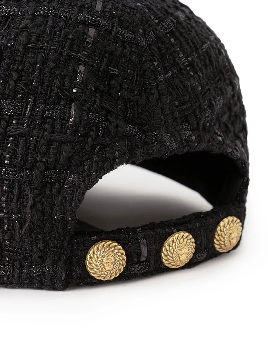 Бейсболка твидовая