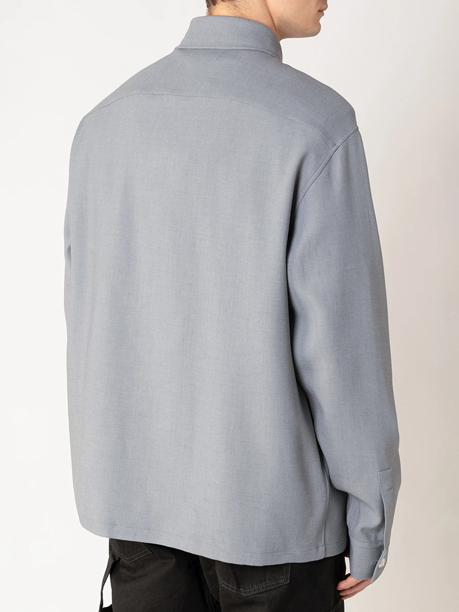 Рубашка из вискозы и шерсти