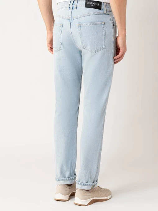 Джинсы хлопковые BALMAIN
