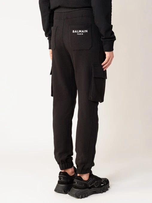 Брюки-карго хлопковые BALMAIN