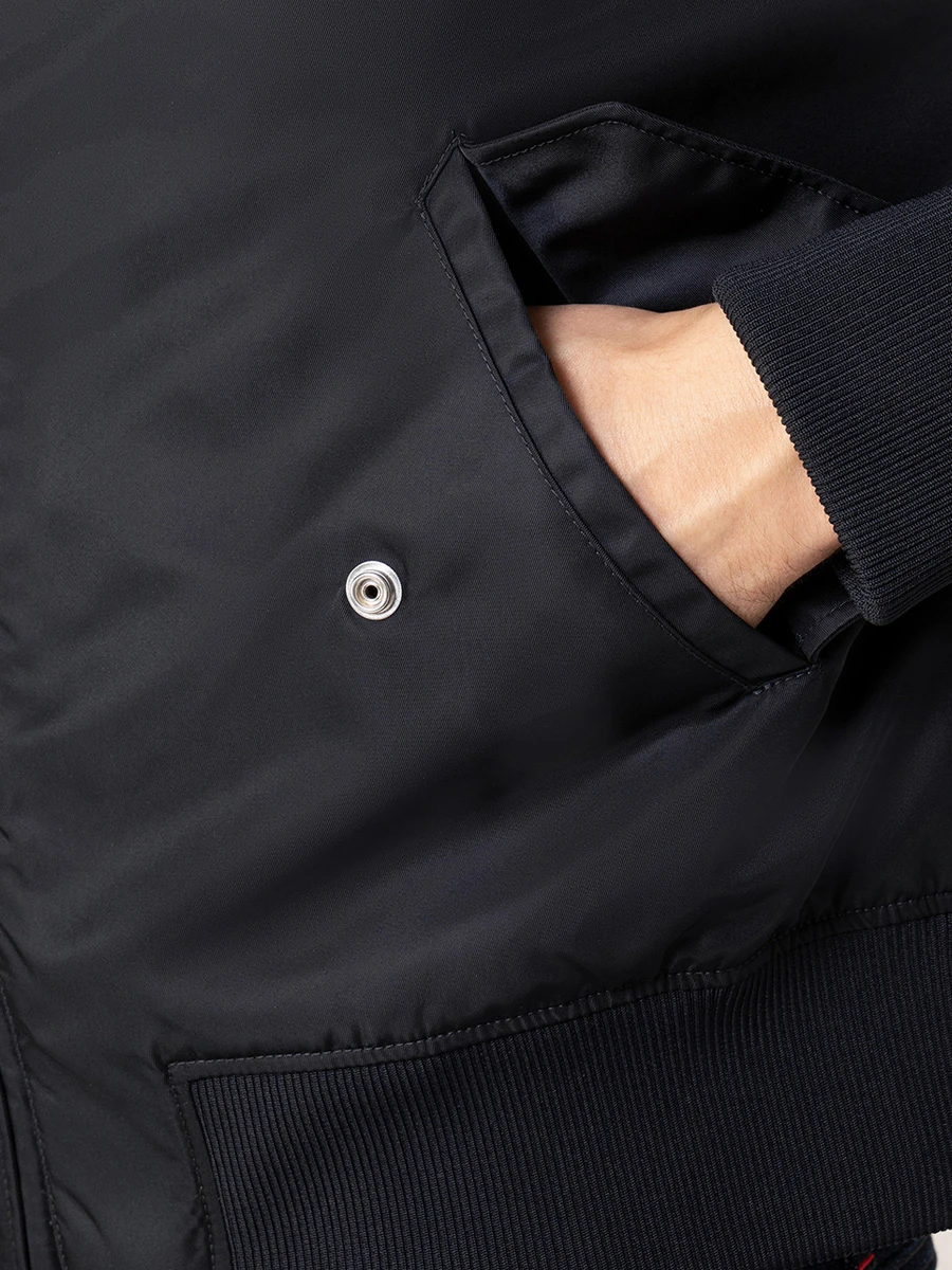 Бомбер однотонный