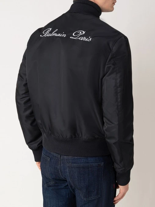 Бомбер однотонный BALMAIN
