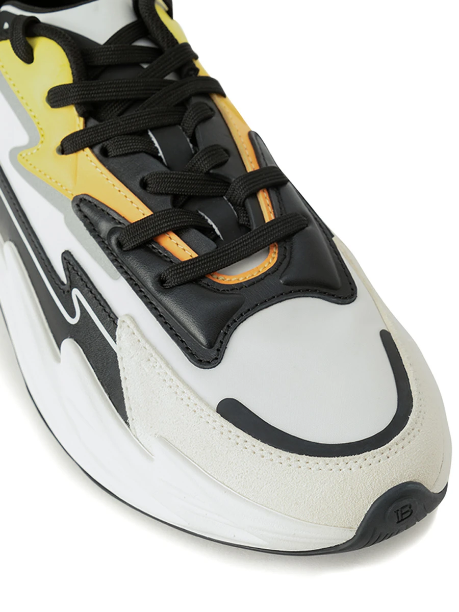 Кроссовки кожаные