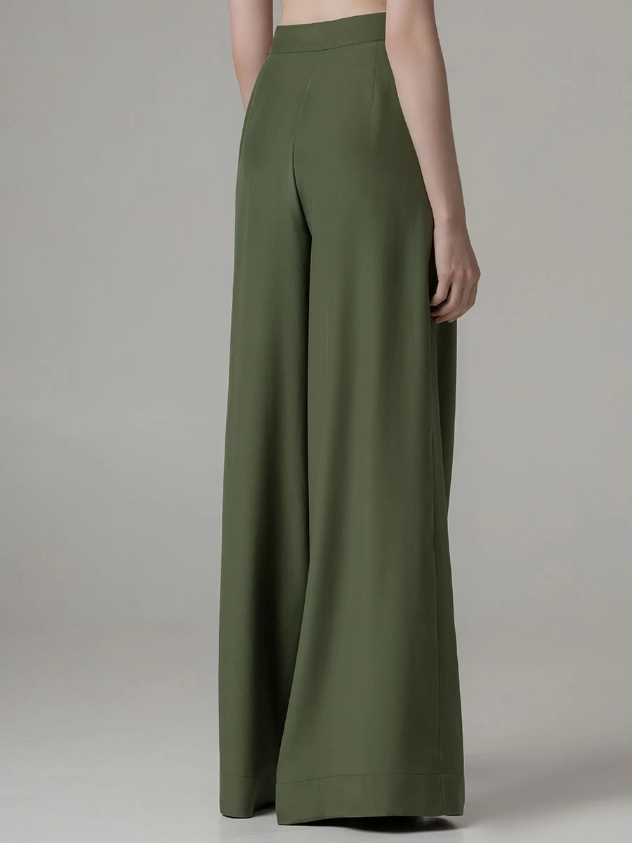 Брюки шелковые