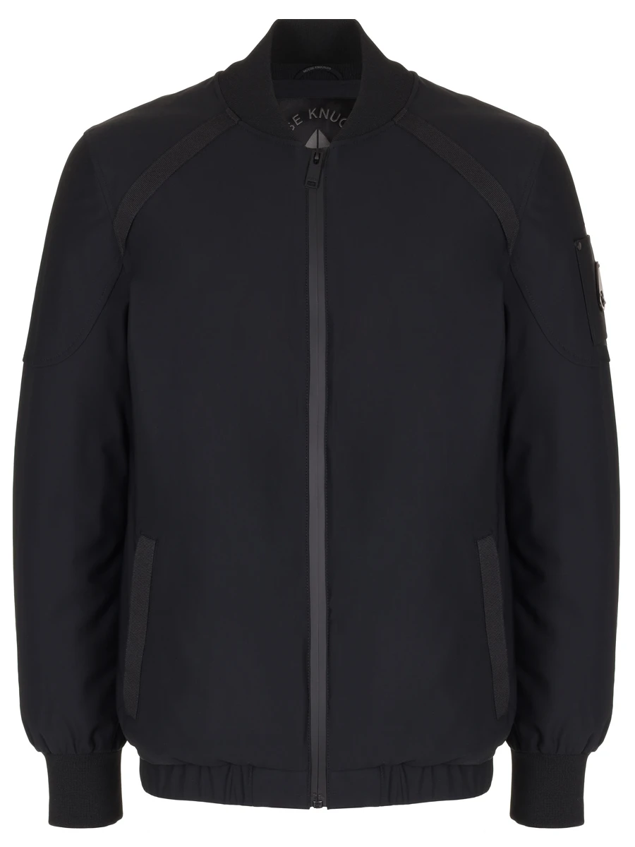 Пуховик однотонный