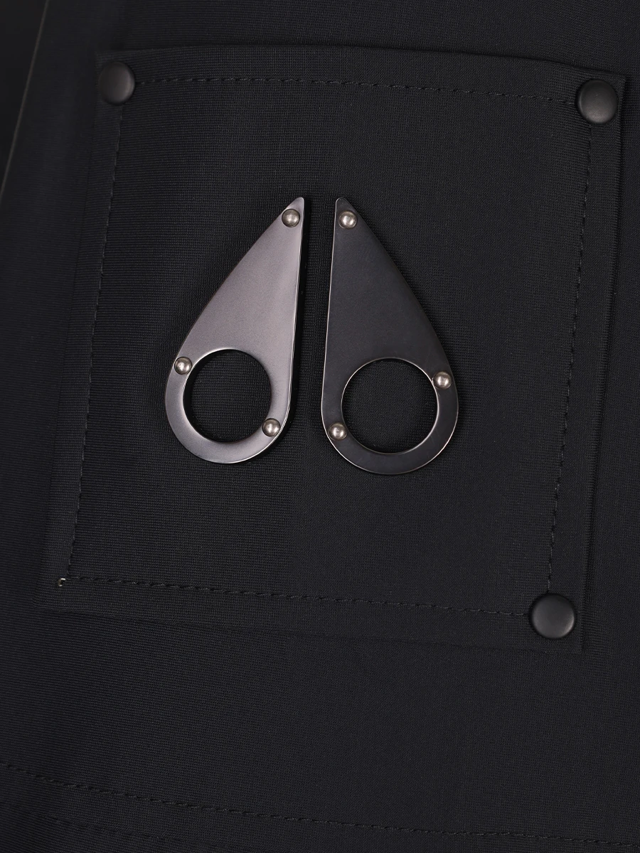 Пуховик однотонный