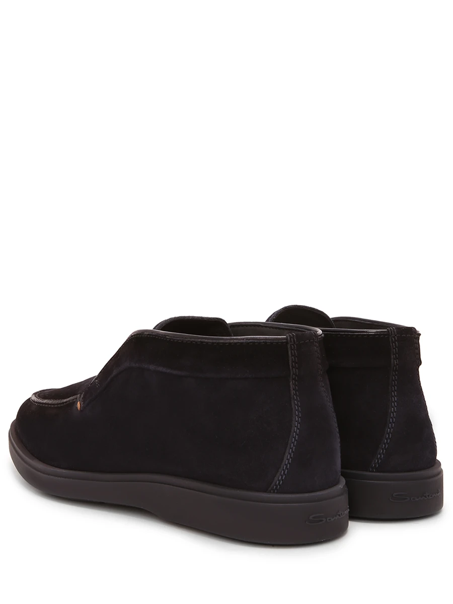 Лоферы замшевые на меху